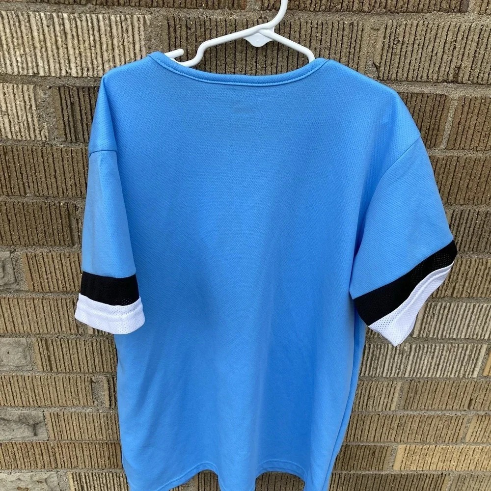 Manchester City Boys Large (13–14) Soccer Jersey Shirt Puma Baby Blue‎